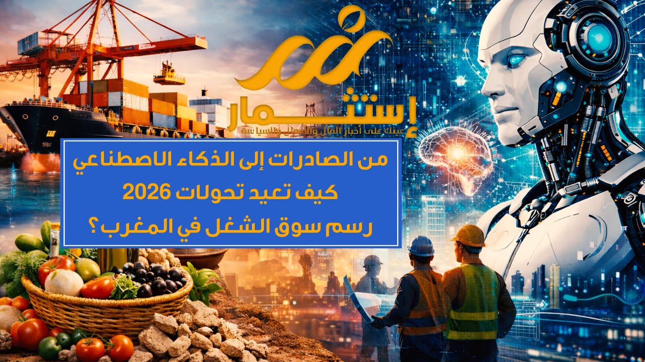 من الصادرات إلى الذكاء الاصطناعي كيف تعيد تحولات 2026 رسم سوق الشغل في المغرب؟