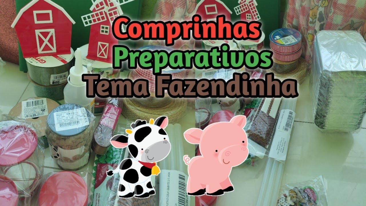 1°Preparativos | Matheus faz 1aninho | Tema Fazendinha🐷🐥🐄🐑🐴