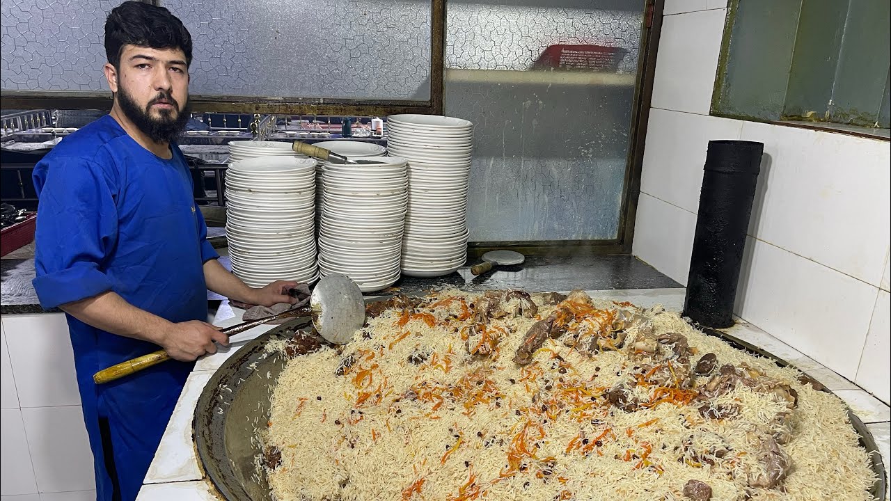 THE MOST DELICIOUS KABULI PULAO | #food #cooking | 500 KG POPULAR PULOA MAKING
