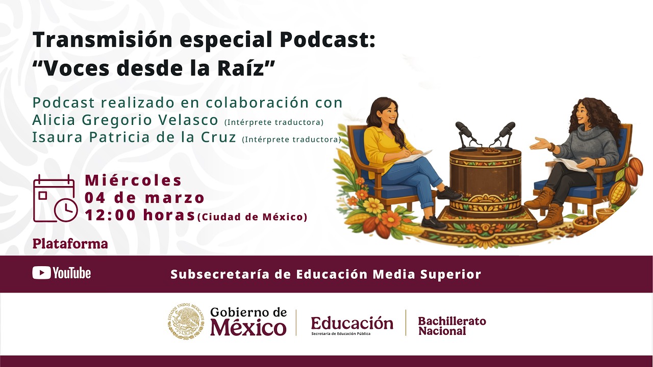 Transmisi&oacute;n especial Podcast: Voces desde la ra&iacute;z