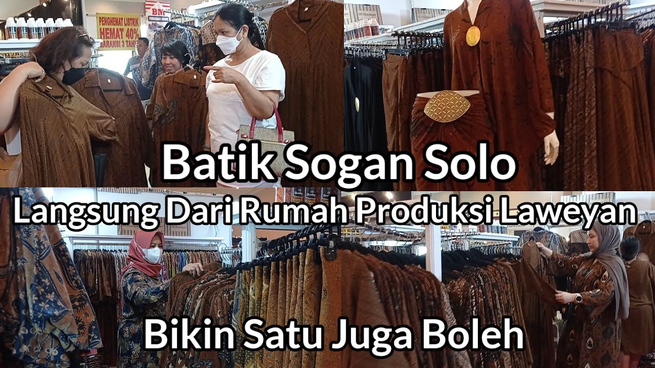 Batik Sogan Solo,  Langsung Dari Rumah Produksi Laweyan Solo. Bikin Satu Juga Boleh.