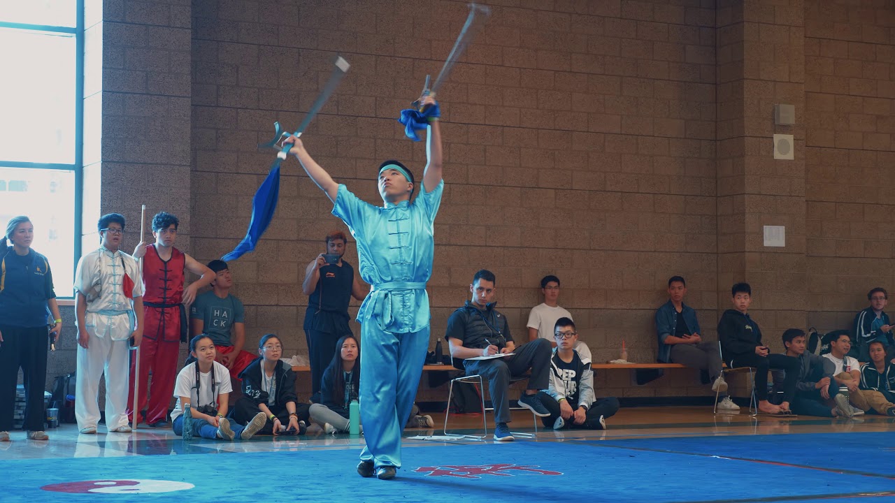 [2019] 23rd Wushu Collegiates - Irwin Hui - Double Hook Swords - Adv. Other Weapon - 2nd - 8.55