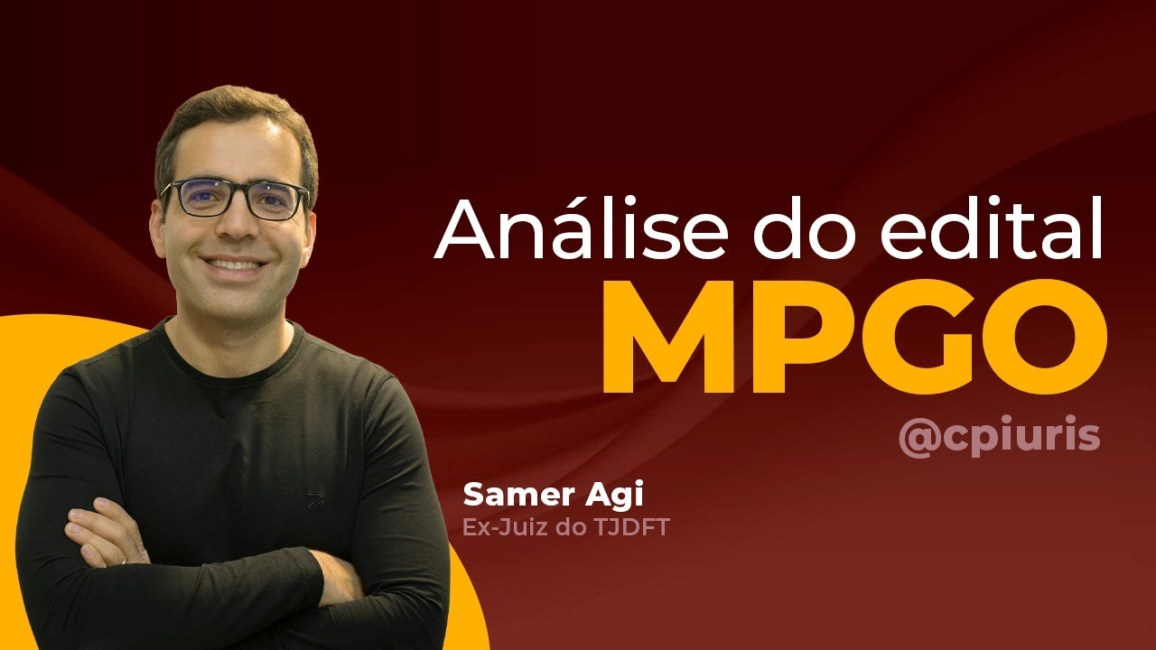 An&aacute;lise do edital MPGO