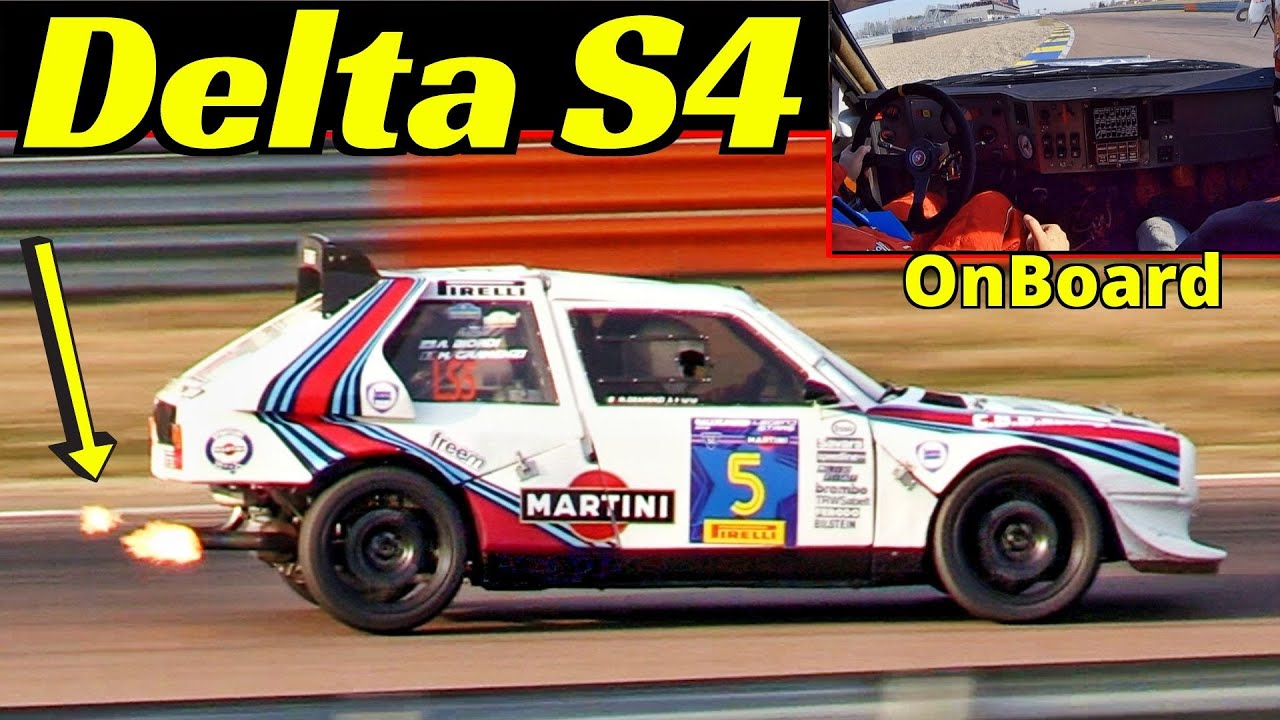 Lancia Delta S4 Group B MONSTER driven by Marco Gramenzi - EPIC Supercharged + Turbocharged Sound!