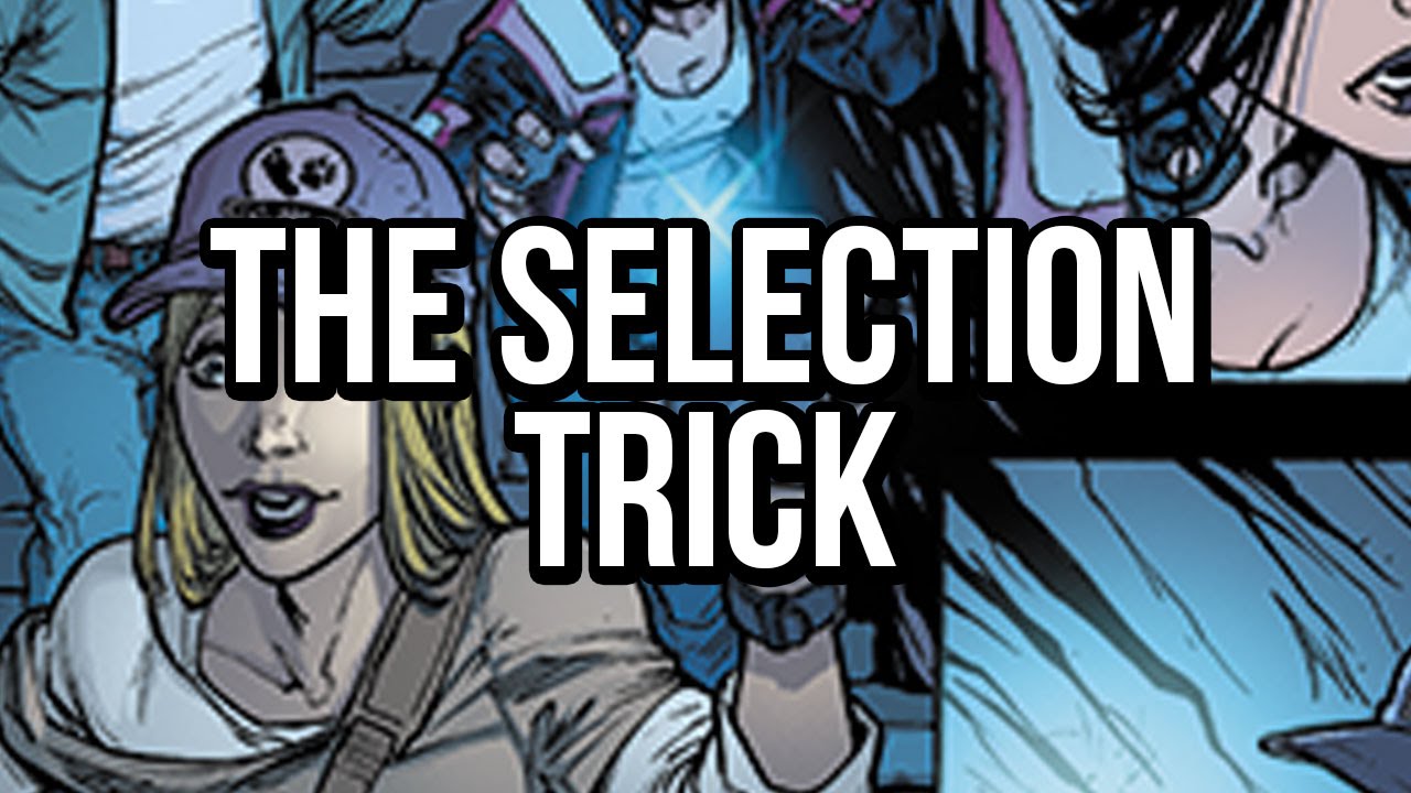 Easy selections with the Lasso in Photoshop: The Selection Trick!