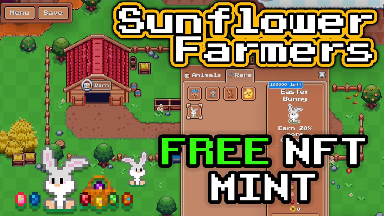 Get FREE Rabbit NFT - Sunflower Farmers Tutorial