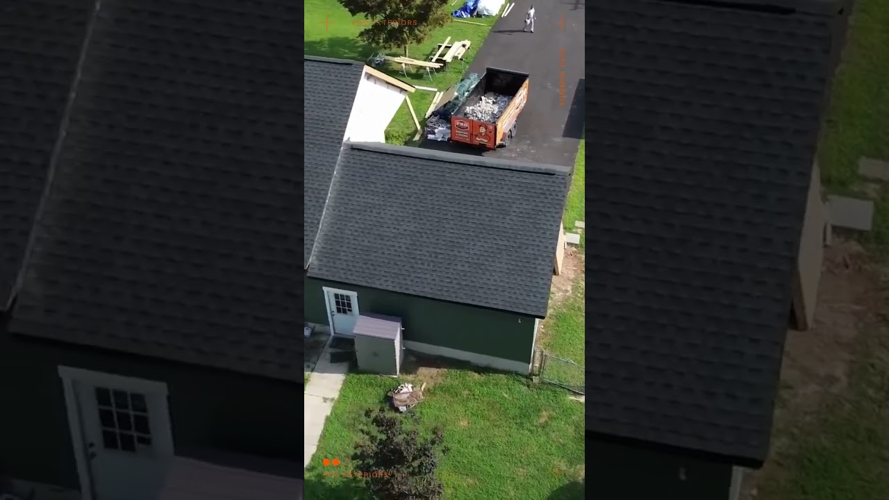 New Roof🏡 Featuring GAF's Timberline HDZ singles in Charcoal