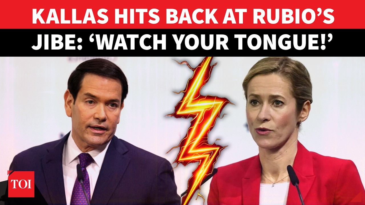 On Cam: EU Vs US Fiery Clash In Munich; Kallas Publicly TRASHES Rubio For 'European-Bashing'