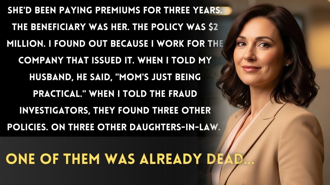 My Mother-In-Law Took Out A Life Insurance Policy On Me — She Forgot I Work In Insurance