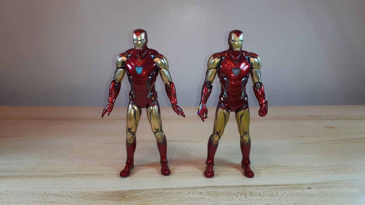 ZD Toys Iron Man Mark 85 (Mark LXXXV) Version 2.0 Unboxing & Comparison