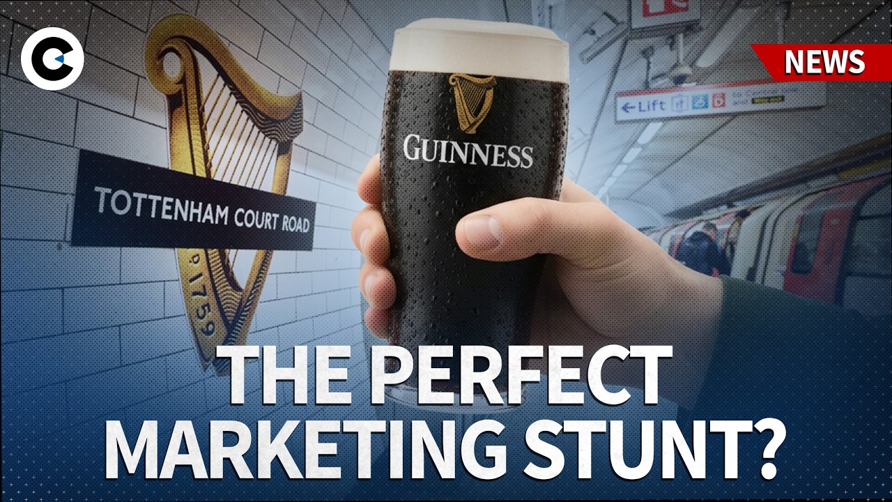 Tube stations turn black and white in Guinness advertising stunt