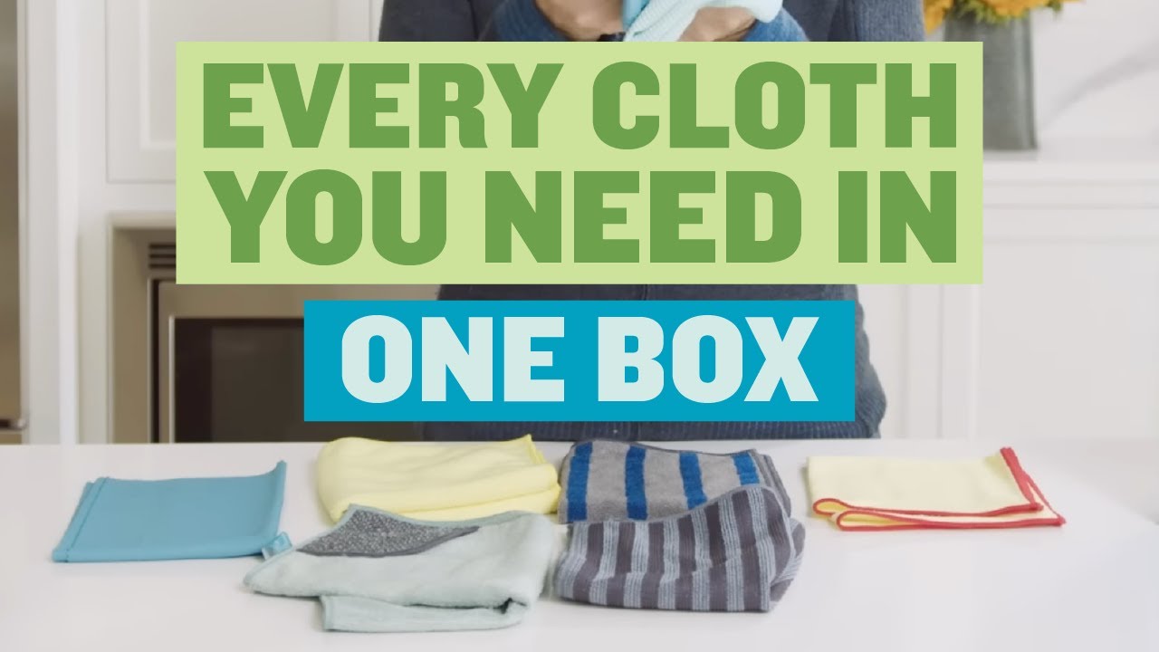 Набор для уборки дома E-Cloth в одной коробке &mdash; очистка водой Water-Activated Cleaning&trade;