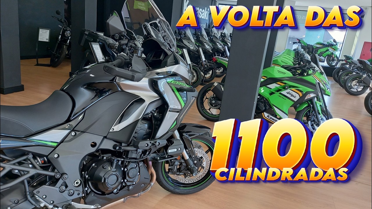 Gosta de MOTO GRANDE? As 1100 cilindradas voltaram com a VERSYS 1100 GT!!