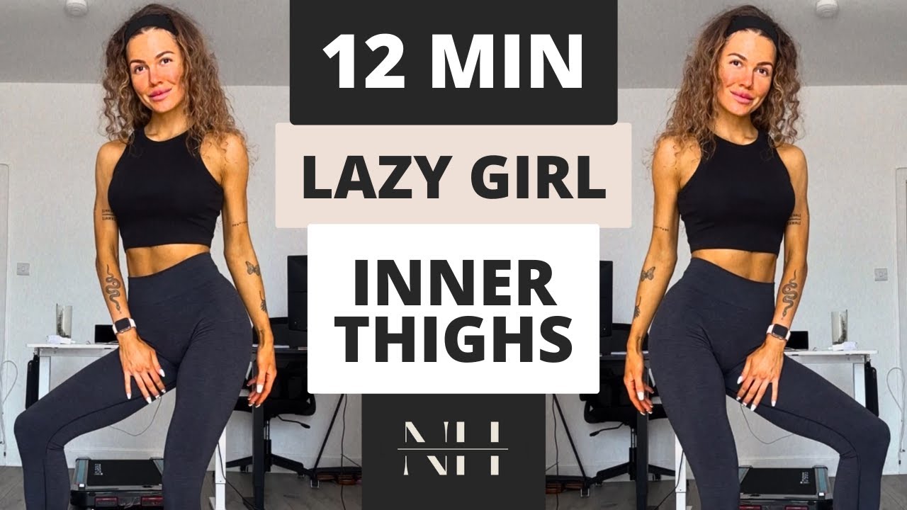 12 Min LAZY GIRL INNER THIGH Burning Pilates Home Workout| Low Impact| Beginner Friendly