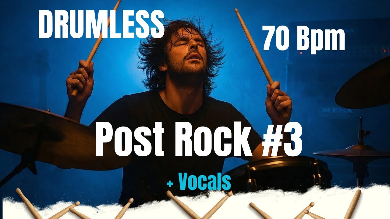 Drumless Post-Rock Song | 70 BPM | Modern Vocal Post-Rock (No Drums)