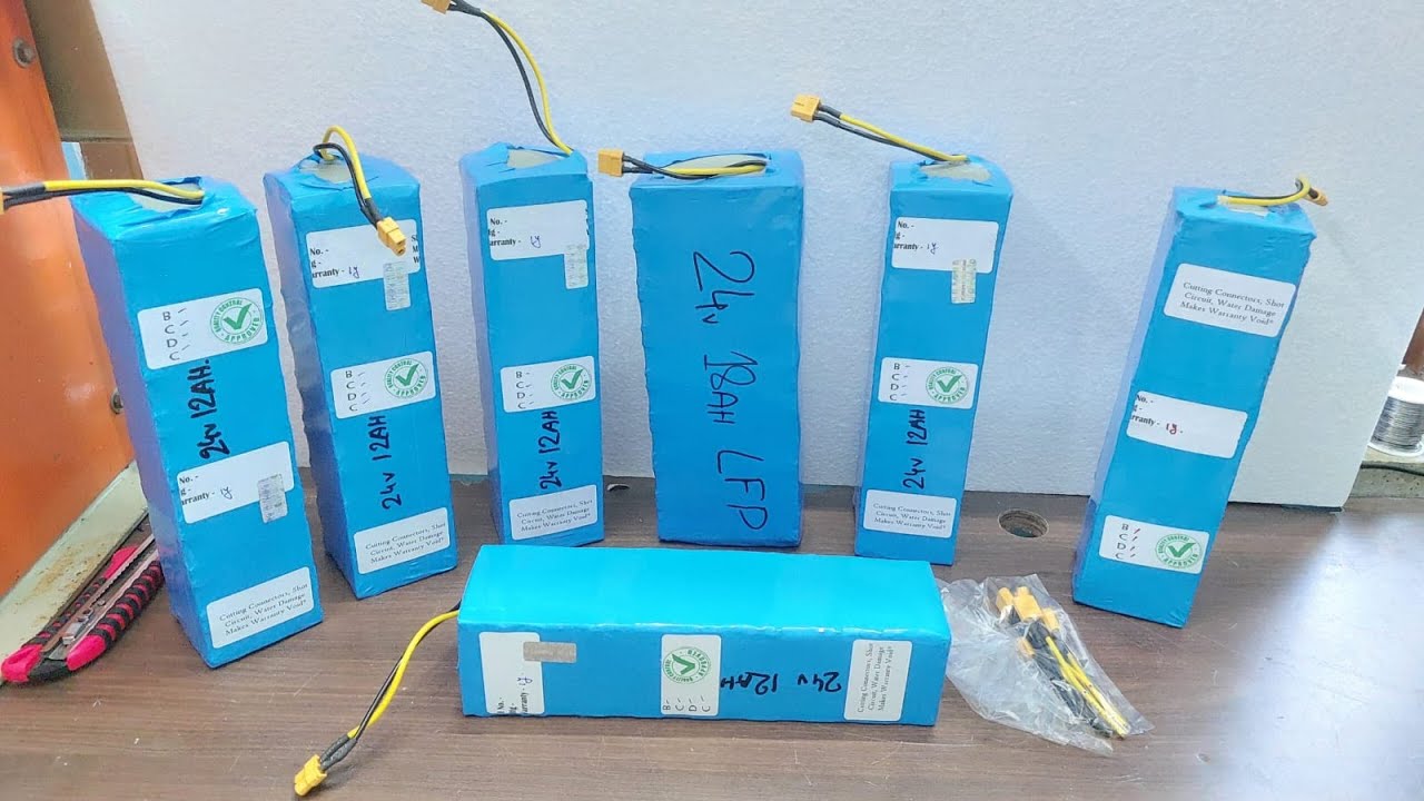 24volt Electric Cycle Lithium Battery Pack 30/50Km Mileage