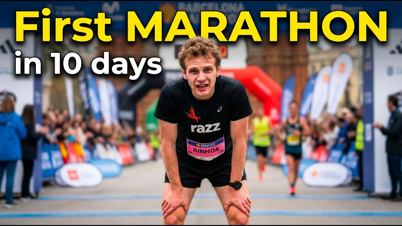 My First Marathon With NO Preparation | Barcelona Marathon 2025