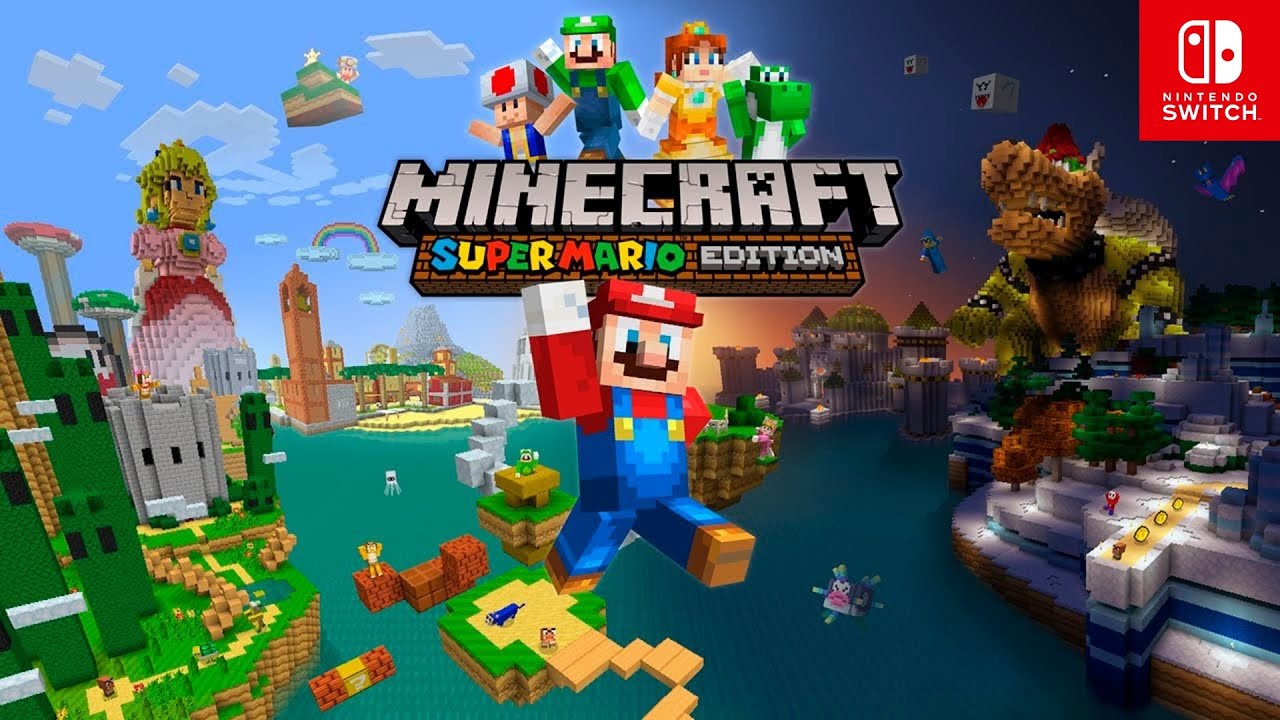 Minecraft Super Mario Edition Gameplay Nintendo Switch