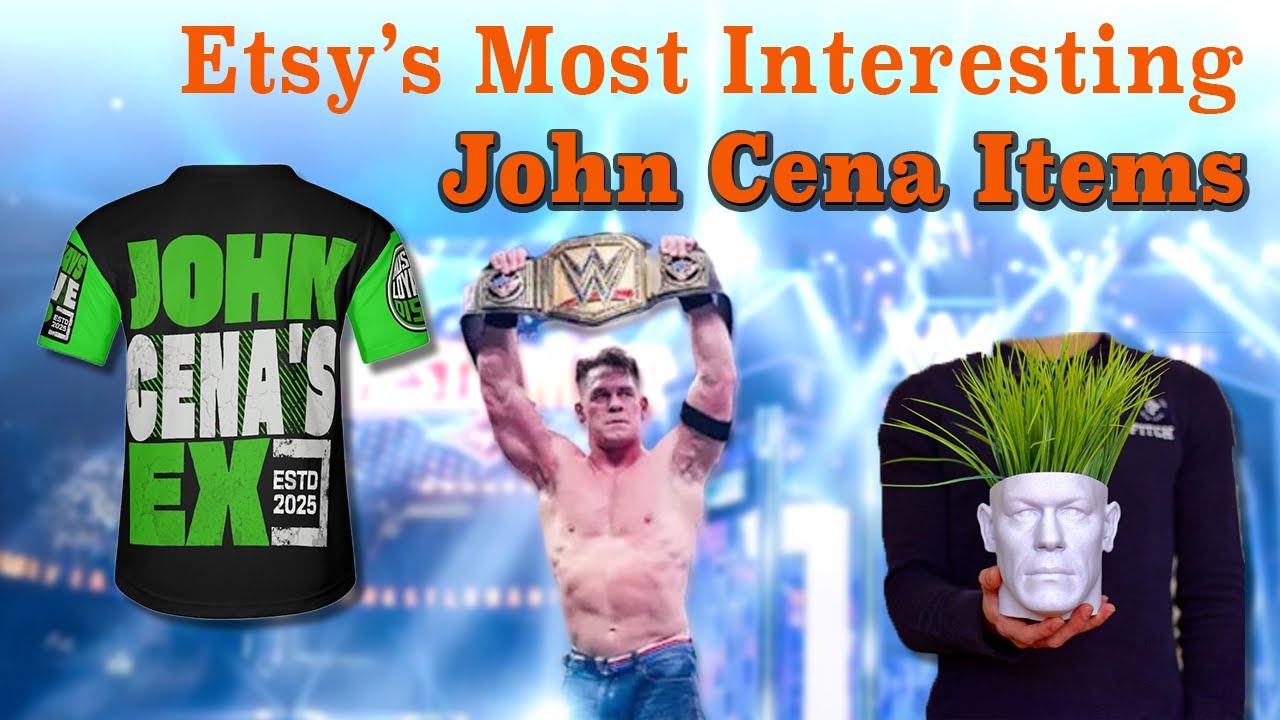 WWE John Cena Items on ETSY Get Out of Control! - Episode 32