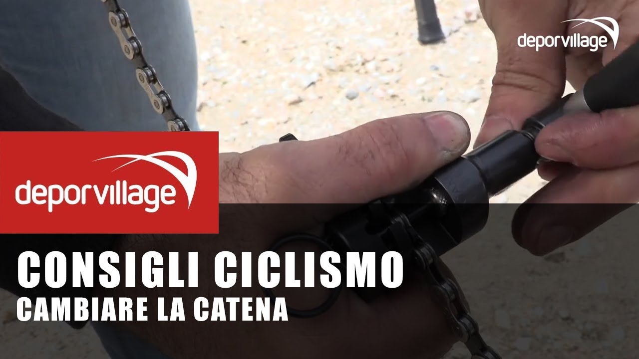 come cambiare la catena di una bici da corsa