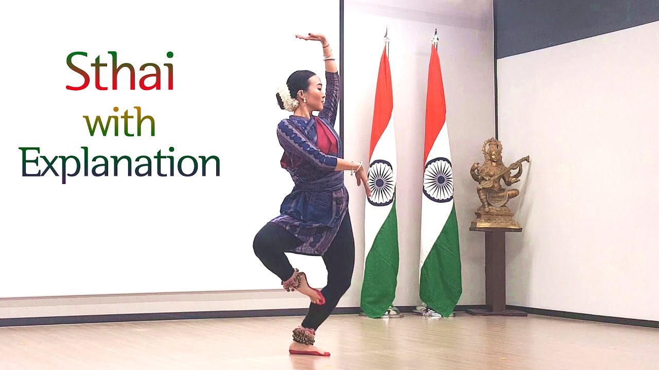 Odissi STHAI with Explanation 힌두사원 조각상의 춤 {스타이}