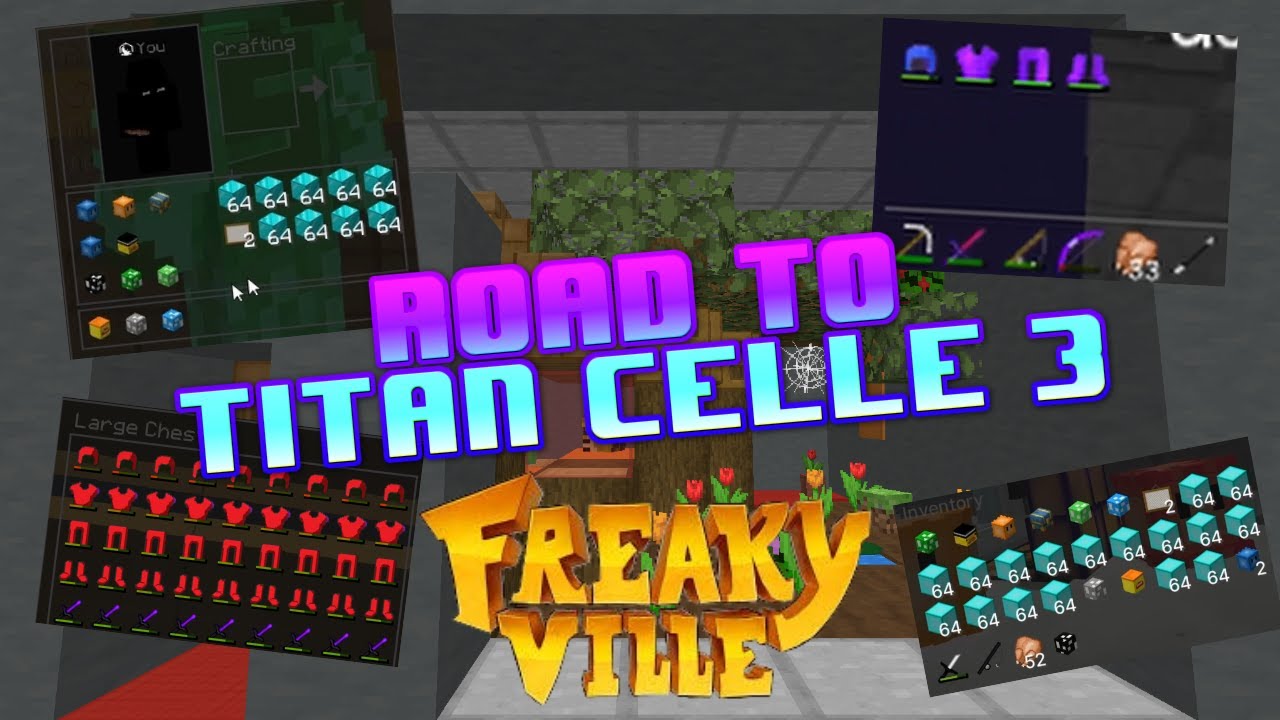 ROAD TO GAMMEL TITAN CELLE #3 | STONKS MONTAGE (Freakyville Prison)