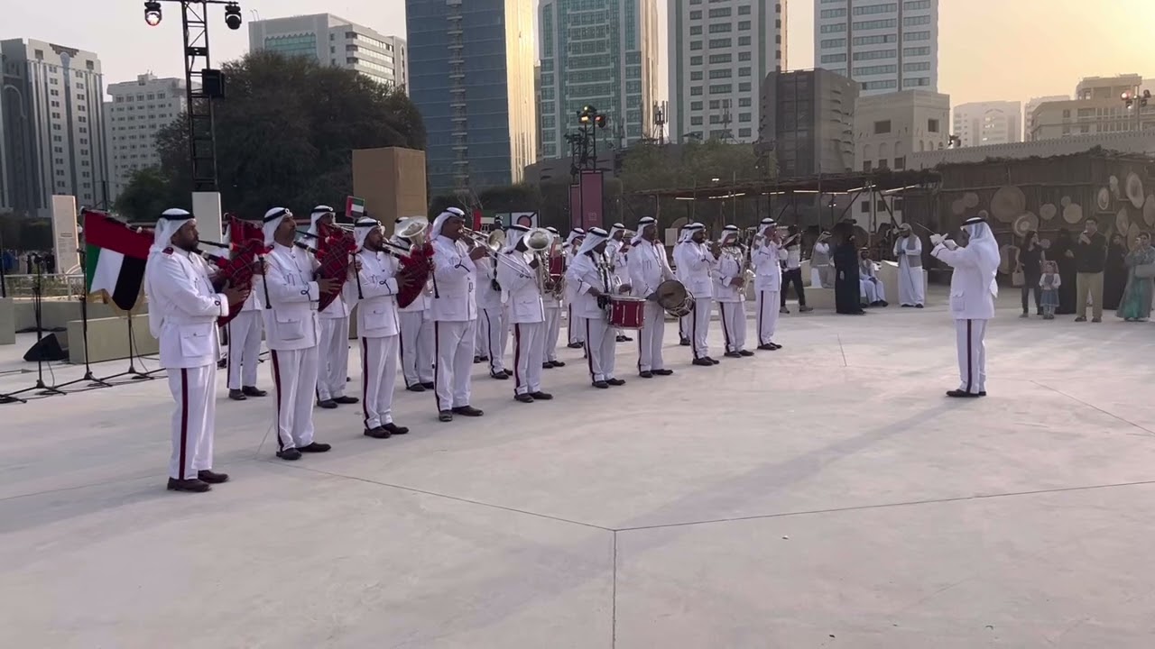Musical Marching Band in Al Hosn Festival