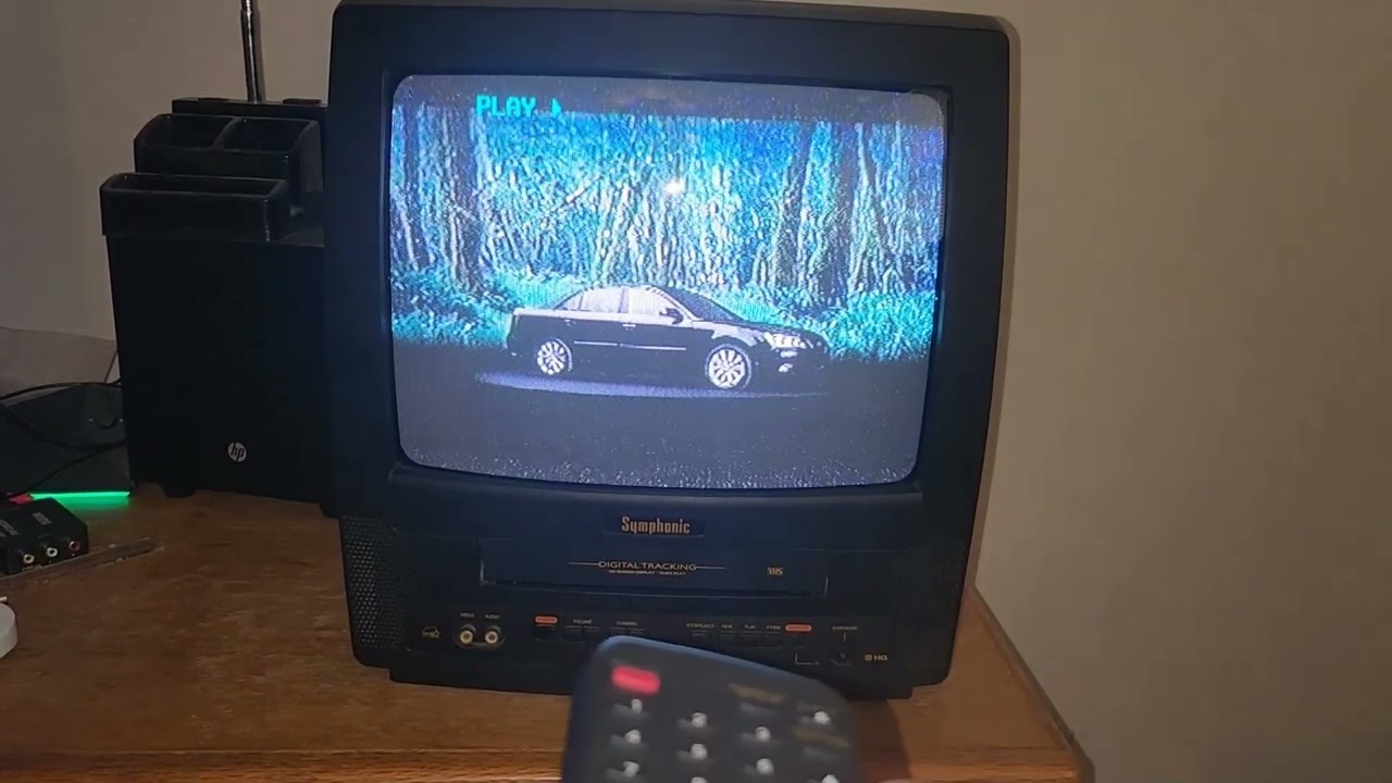 Symphonic WF0213C TV/VCR Combo Overview and Test Footage