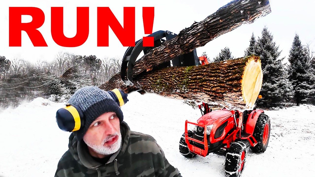 BLOCKBUSTER 15-20+HP FIREWOOD PROCESSOR CAN IT HANDLE THE BIG LOGS?