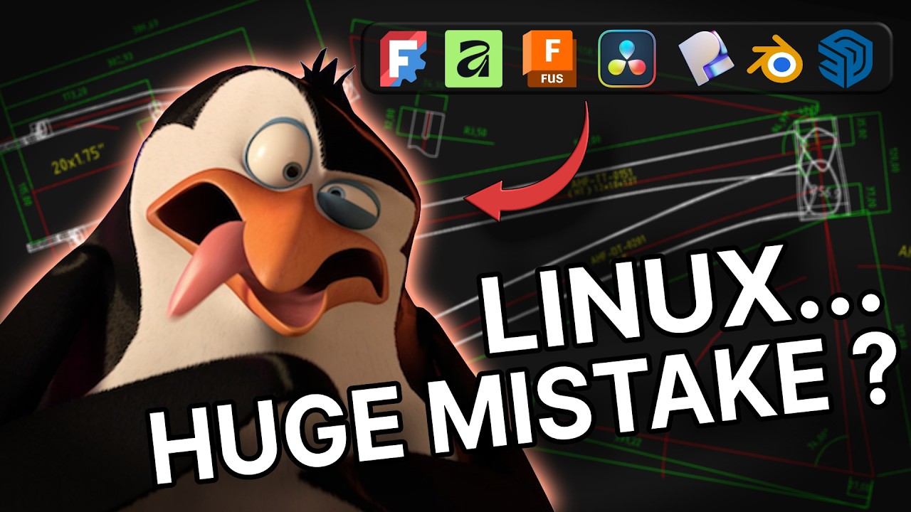 I switched my business to Linux ... HUGE Mistake? (Engineering & Content Creation)
