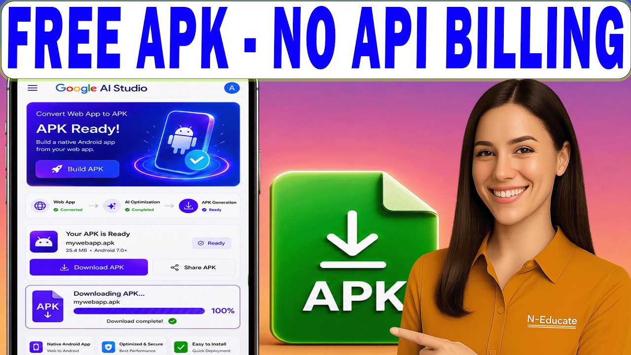 Build APK from Google AI Studio Web App (Install on Phone for Free)