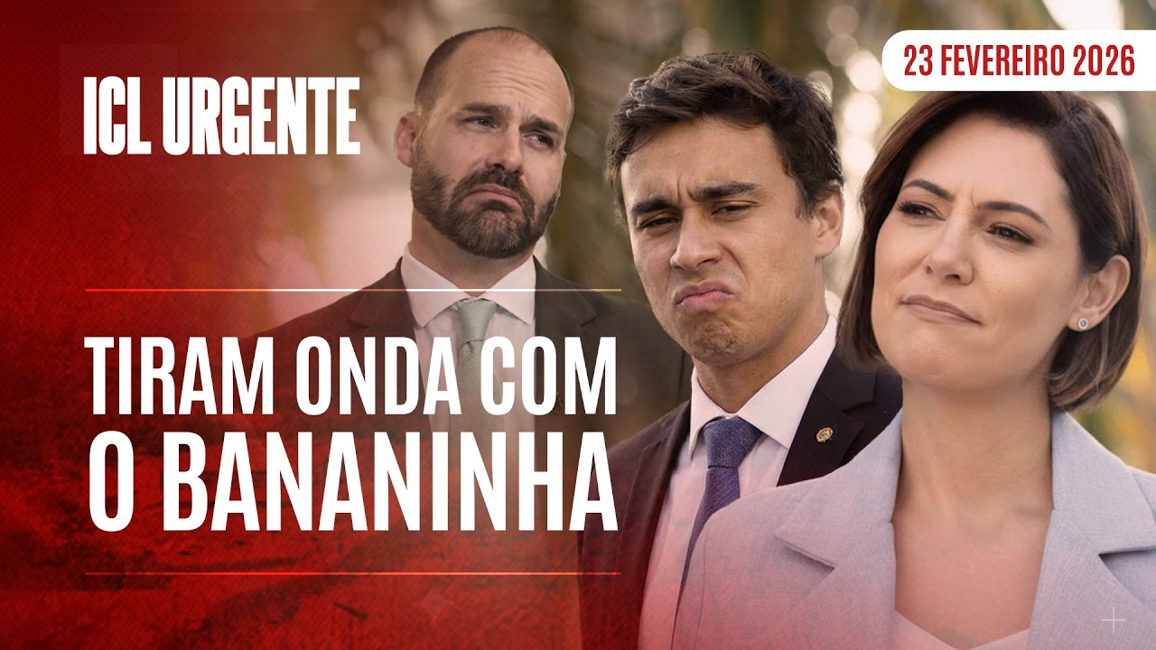 ICL URGENTE  - 23/02/26 - POST DE MICHELLE E FALA DE NIKOLAS MOSTRAM QUE DUDU BOLSONARO VIROU ALVO