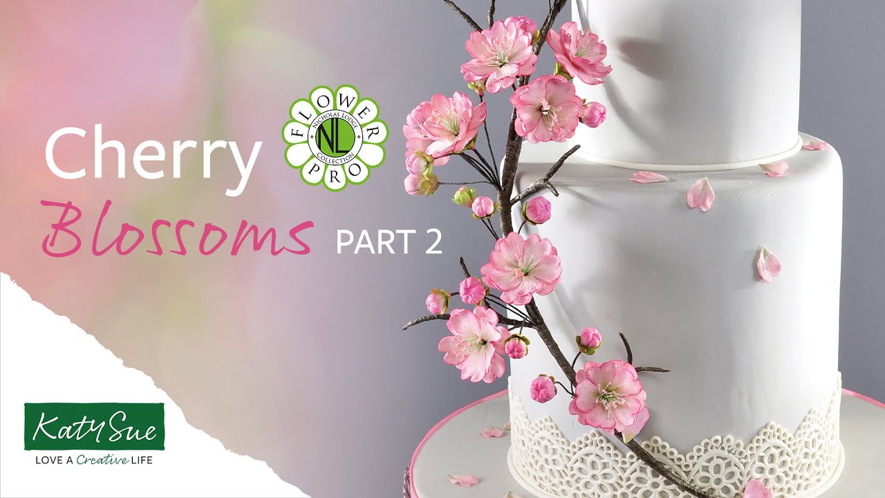 Flower Pro Cherry Blossoms Online Class | Part 2 - Colouring & Cake Decorating