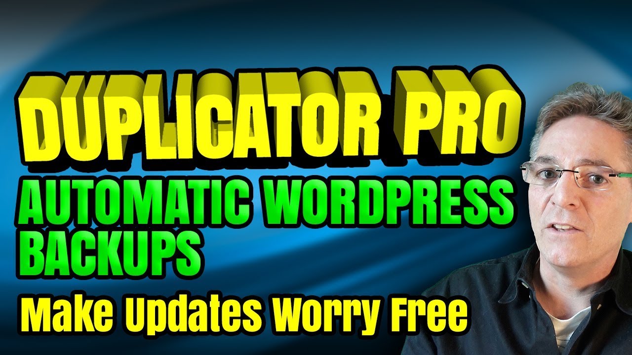 Duplicator Pro Plugin Tutorial - Back Up Your Site to Dropbox - Plugin Update Are Care Free