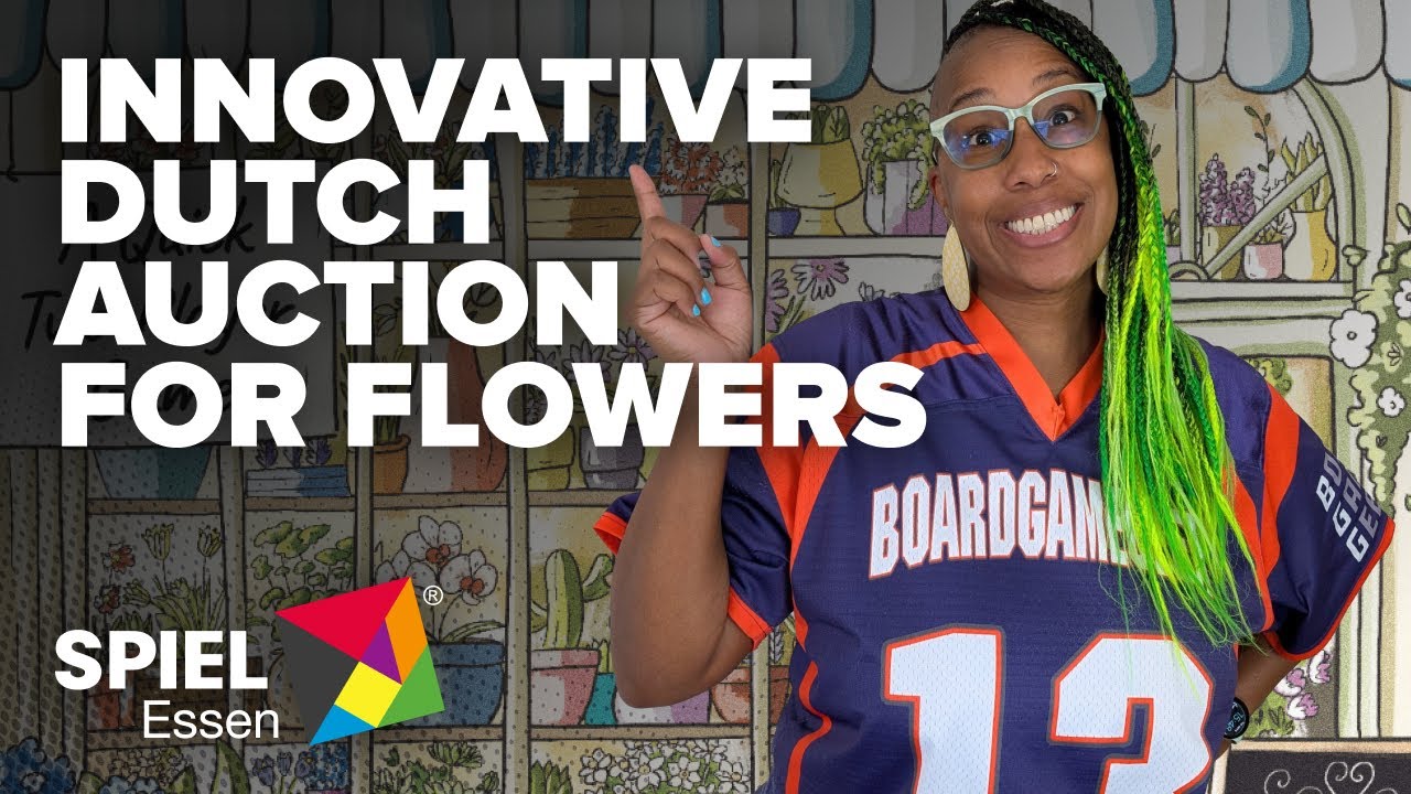 Floristry || A 2-Player Tile-Laying, Dutch Auction Game || SPIEL Essen 2024