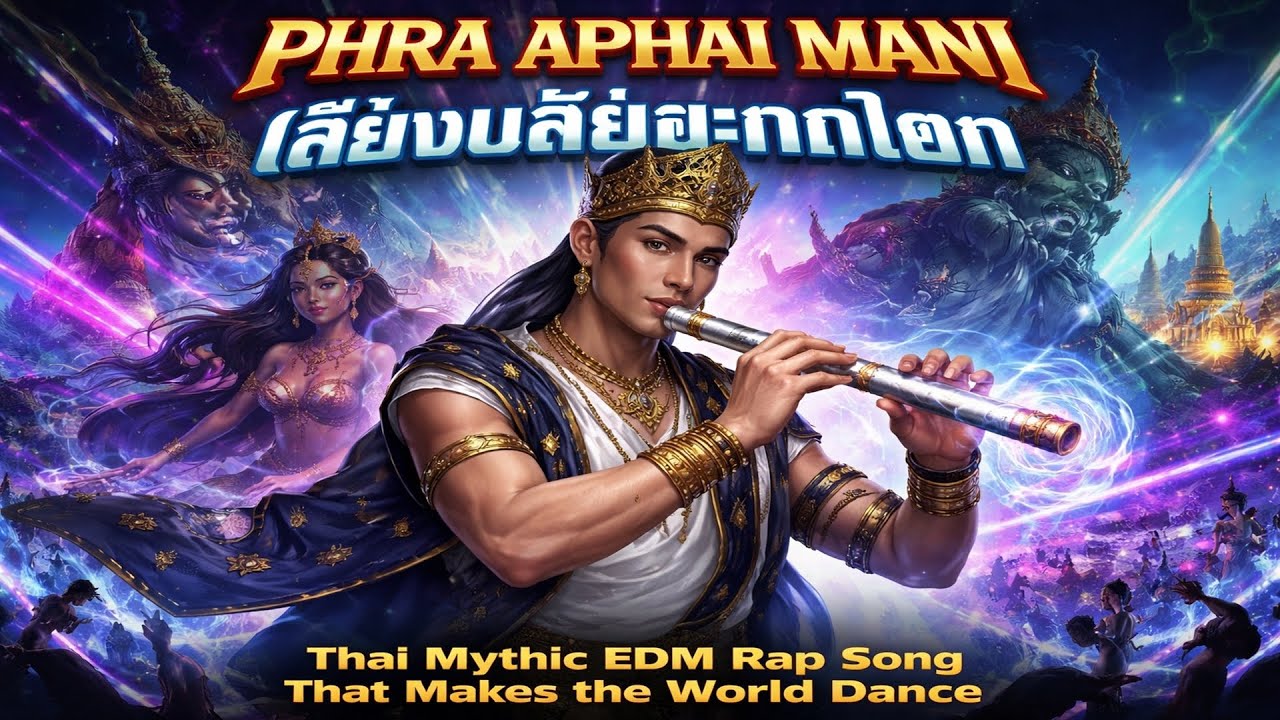 PHRA APHAI MANI – เสียงขลุ่ยสะกดโลก | Thai Mythic EDM Rap Song That Makes the World Dance