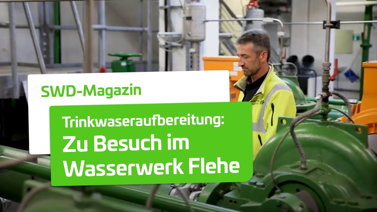 Trinkwasseraufbereitung in Düsseldorf: Zu Besuch im Wasserwerk Flehe  | Stadtwerke Düsseldorf
