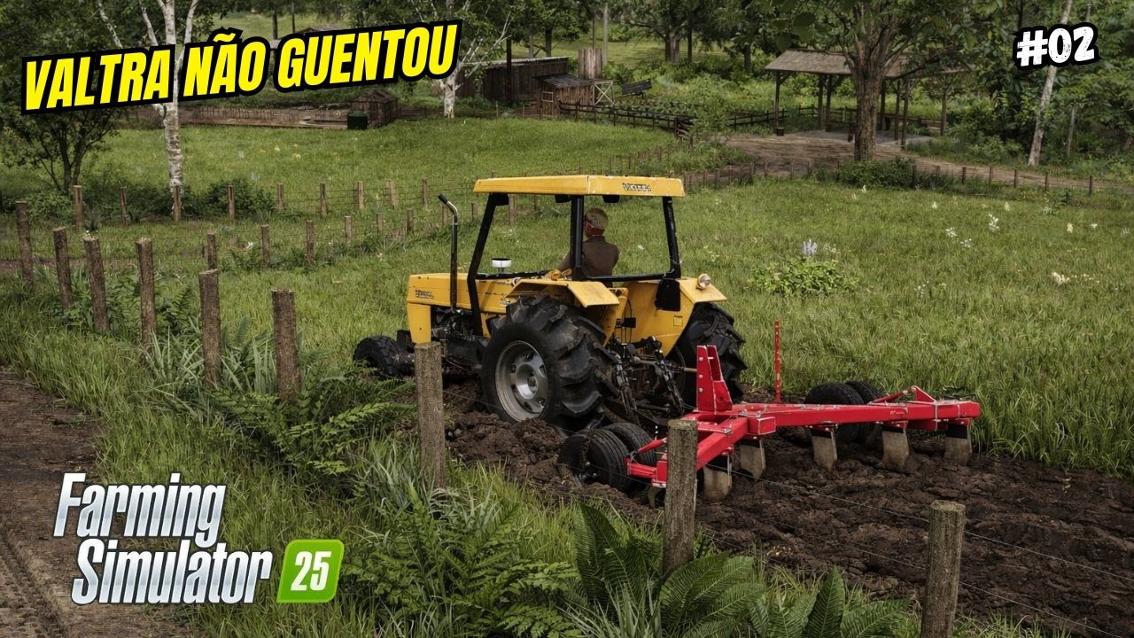 Abrindo nosso Primeiro Campo | CHEGUEI NO PIRAMBEIRAS | Farming Simulator 25 | Ep 02