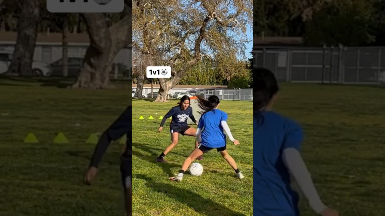 How Creative Are You In A 1v1 Soccer Drill? ⚽️ #soccer #soccertraining #soccershorts
