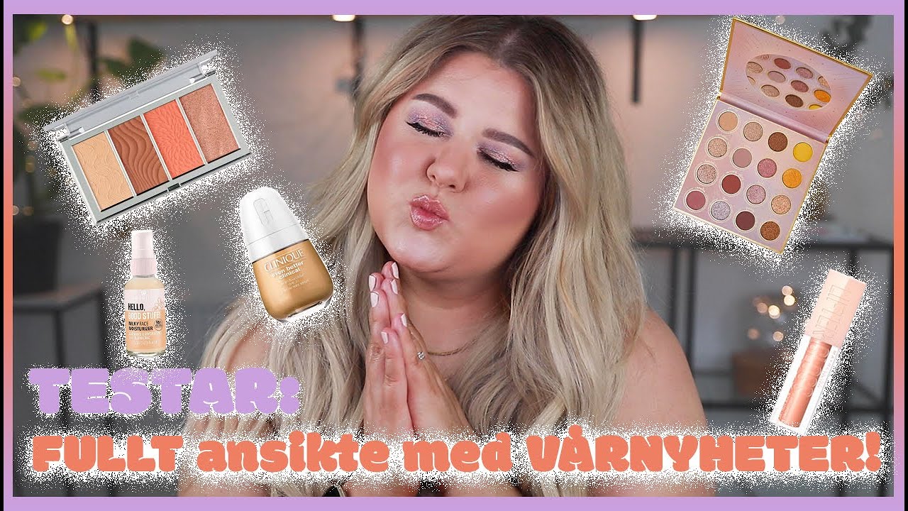 Testar massa nytt smink + VÅRSMINKNING!