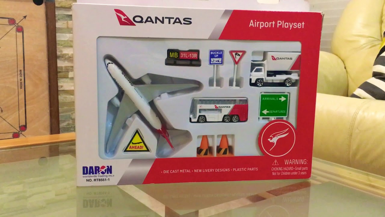 Qantas 787 Airport Playset NEW LIVERY DESIGNS