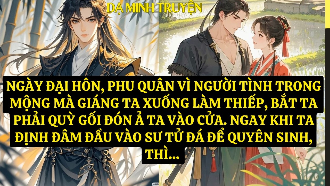 TRUYỆN: NGÀY ĐẠI HÔN, PHU QUÂN VÌ NGƯỜI TÌNH TRONG MỘNG MÀ GIÁNG TA XUỐNG LÀM THIẾP  DM122