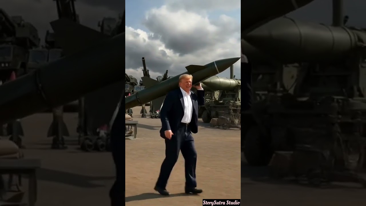 wait for twist🔥😎/funny AI parody #donaldtrump #kimjongun #war #memes #parody