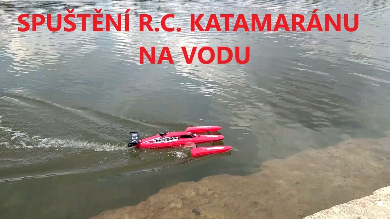 Spuštění RC / Katamaránu v Mostě na Matyldě