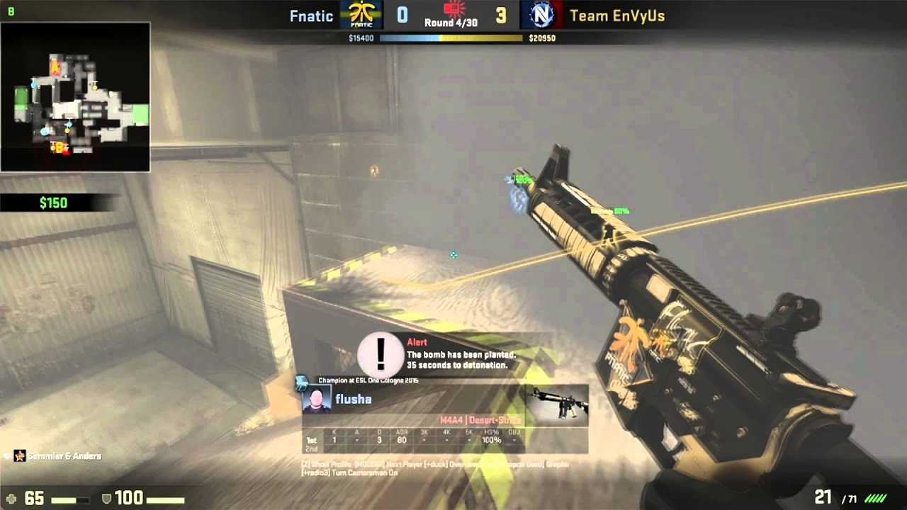Flusha Aimlock on Cache (DreamHack2k15) Cluj-Napocca