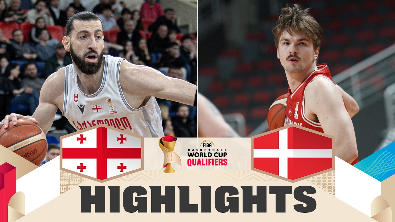 Georgia 🇬🇪 v Denmark 🇩🇰 | Highlights | FIBA Basketball World Cup 2027 European Qualifiers