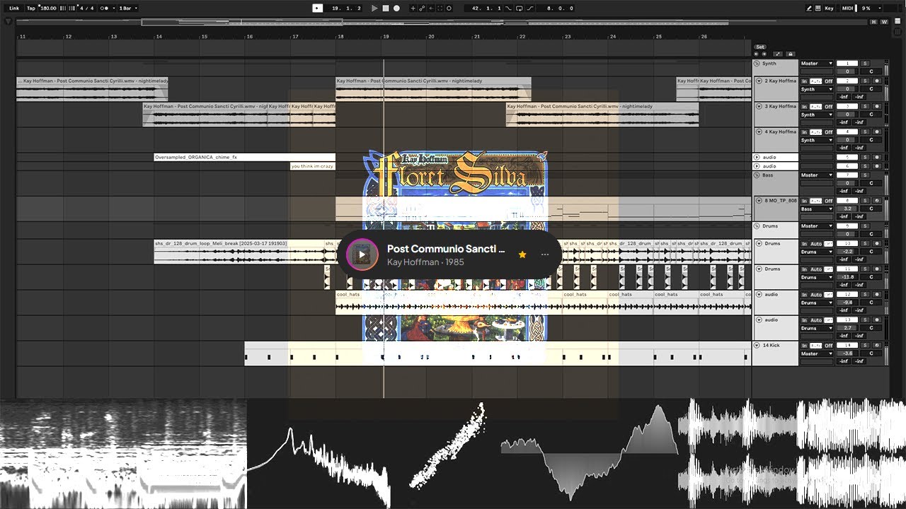 sampling a weird avant garde choir from the 80's to make some modern jungle/ brEaKCoRe