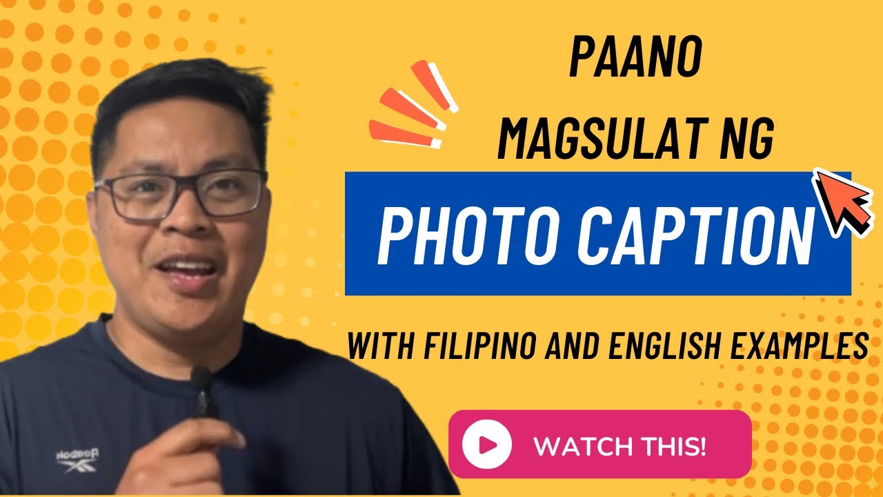 Paano Magsulat ng Photo Caption Para sa Campus Journalism Contest -- Photojournalism Caption Formula