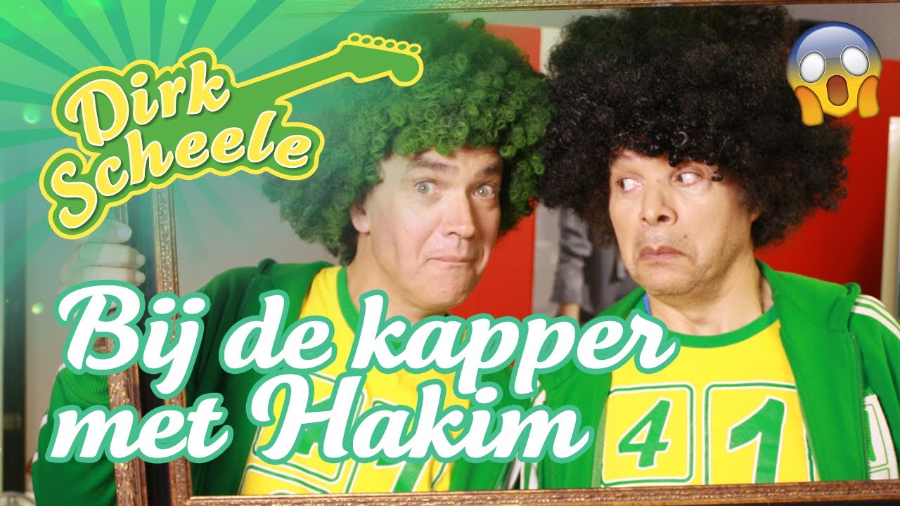 Dirk Scheele - Bij de kapper (met Hakim) | Op stap met Dirk Scheele