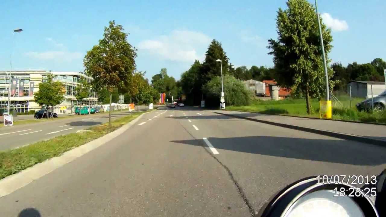 Rollei Bullet 4s Honda Seven Fifty CB750 RC42 Carbon Wrap in Germany full HD TEST Untouched